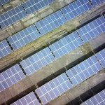 Bild Solarpark von oben